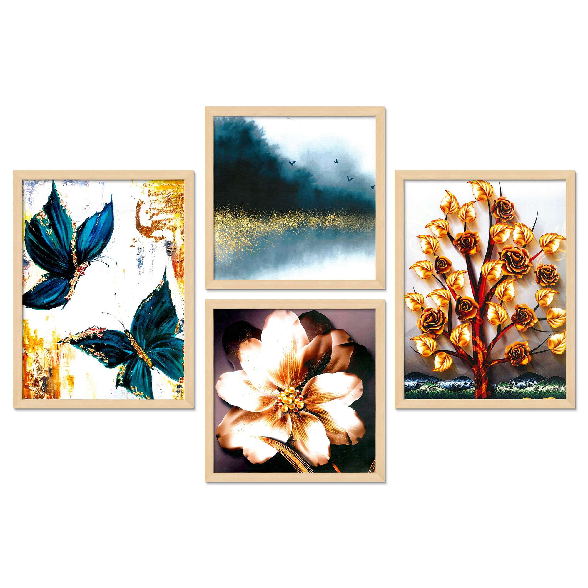 SET OF 4 DIGITAL WALL PAINTING - Image 4