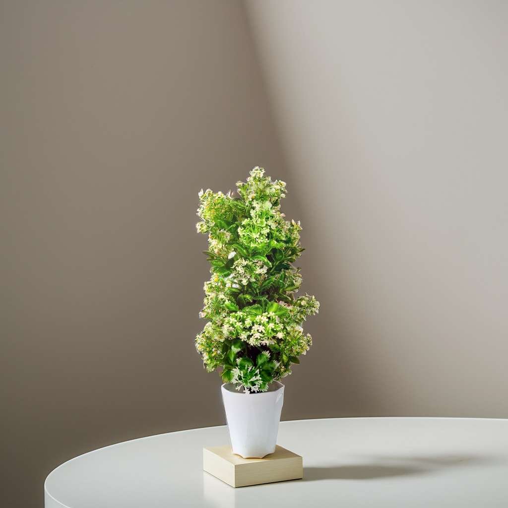 Artificial Plants with Pot Showcase Decoration Plants Flowers | Fake Plant | Artificial Plants for Home Decor Office Gifting Plants Decorative Potted Plants (RV-AP26) - Image 3